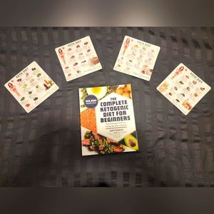 NWOT The complete Keto Diet for beginners book + keto magnetic cheat sheet.